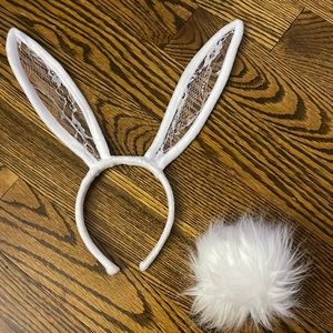 SOLD - Bunny ears and tail